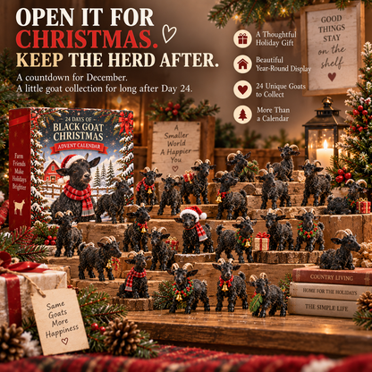 24 Days of Black Goat Christmas – Black Goat Advent Calendar 🐐🎄