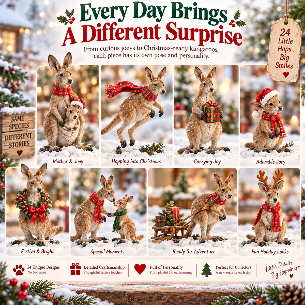 24 Days of Kangaroo Christmas – A Little Joey Surprise Each Day 🦘🎄