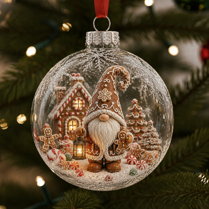 🎄 Christmas Gnome Miniature World Ornament Collection
