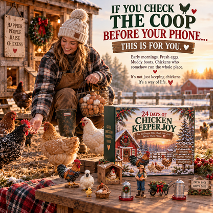 🐓 24 Days of Chicken Keeper Joy — 24 Little Moments From Life Around the Coop