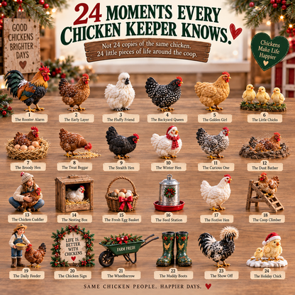 🐓 24 Days of Chicken Keeper Joy — 24 Little Moments From Life Around the Coop