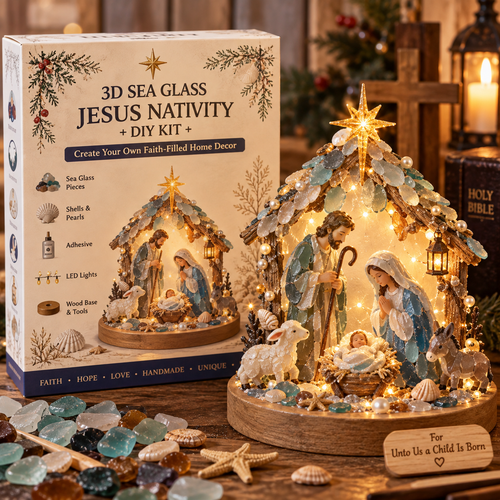The Christmas Story, Made by You — 3D Lighted Nativity DIY Keepsake ✝️✨