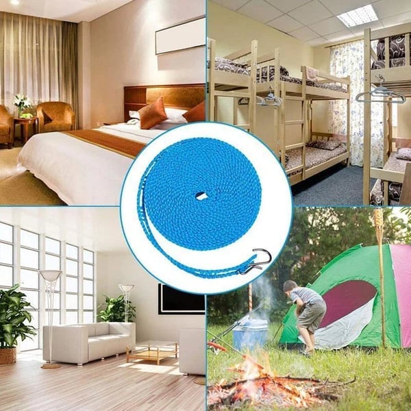 🔥 Limited-Time Deal: Adjustable Windproof Clothesline for Indoor & Outdoor Use