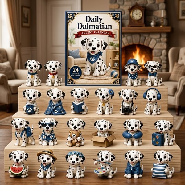 🐾 24 Days of Christmas Dalmatian Magic Starts Here 🎄