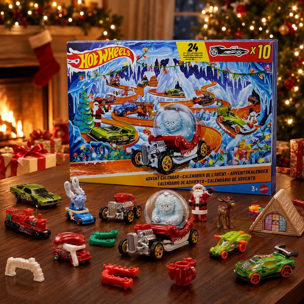 ⚡Hot Sales 49% OFF🔥 2026 Hot Wheels Holiday Advent Calendar🏎️