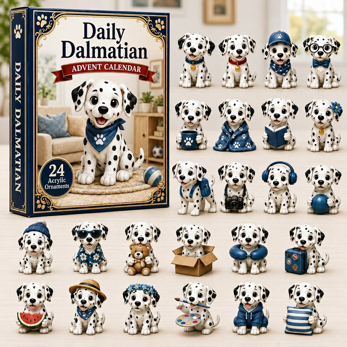 🐾 24 Days of Christmas Dalmatian Magic Starts Here 🎄