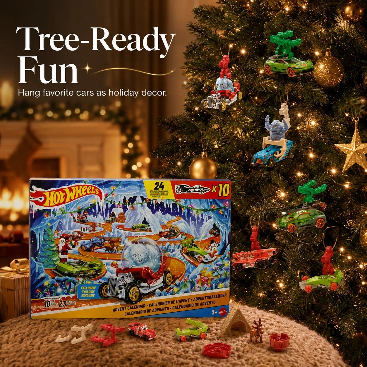 ⚡Hot Sales 49% OFF🔥 2026 Hot Wheels Holiday Advent Calendar🏎️