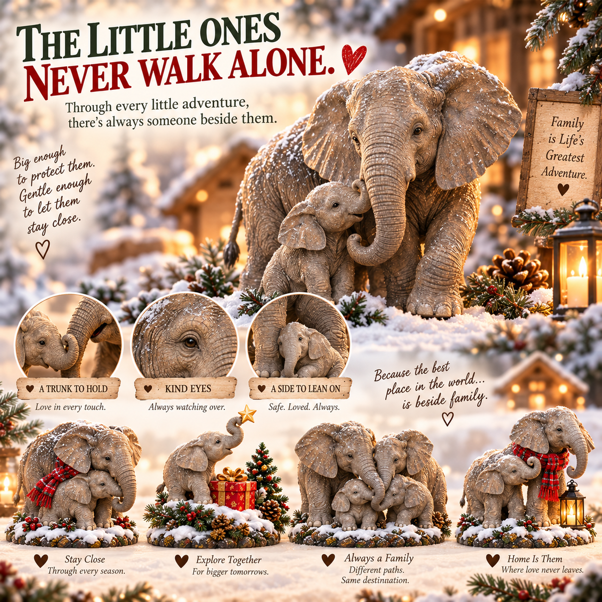 🐘❤️24 Days of Elephant Family — 24 Little Moments of Love, Togetherness & Christmas Joy