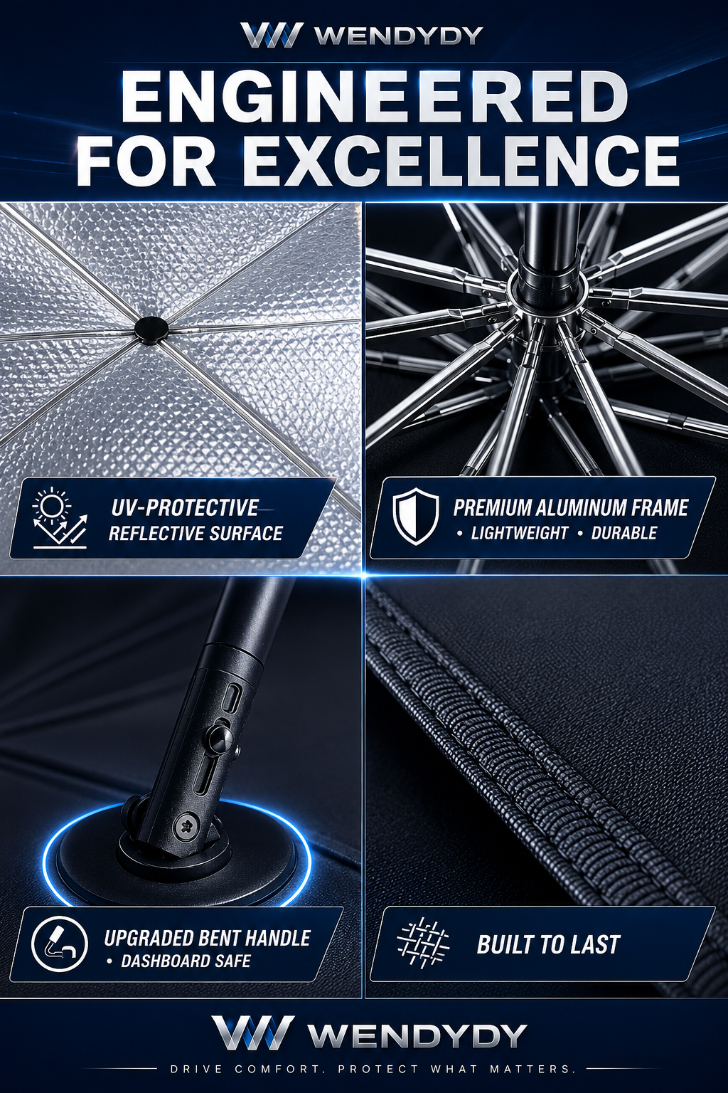 ✨️Last Day 49% OFF☀️🚗2026 Upgraded Car Windshield Sun Shade Umbrella