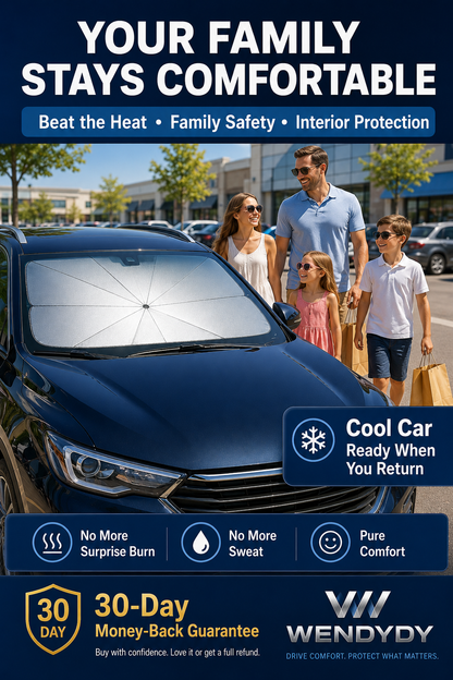 ✨️Last Day 49% OFF☀️🚗2026 Upgraded Car Windshield Sun Shade Umbrella