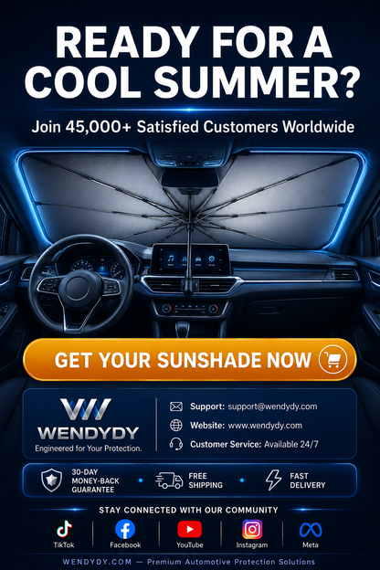 ✨️Last Day 49% OFF☀️🚗2026 Upgraded Car Windshield Sun Shade Umbrella