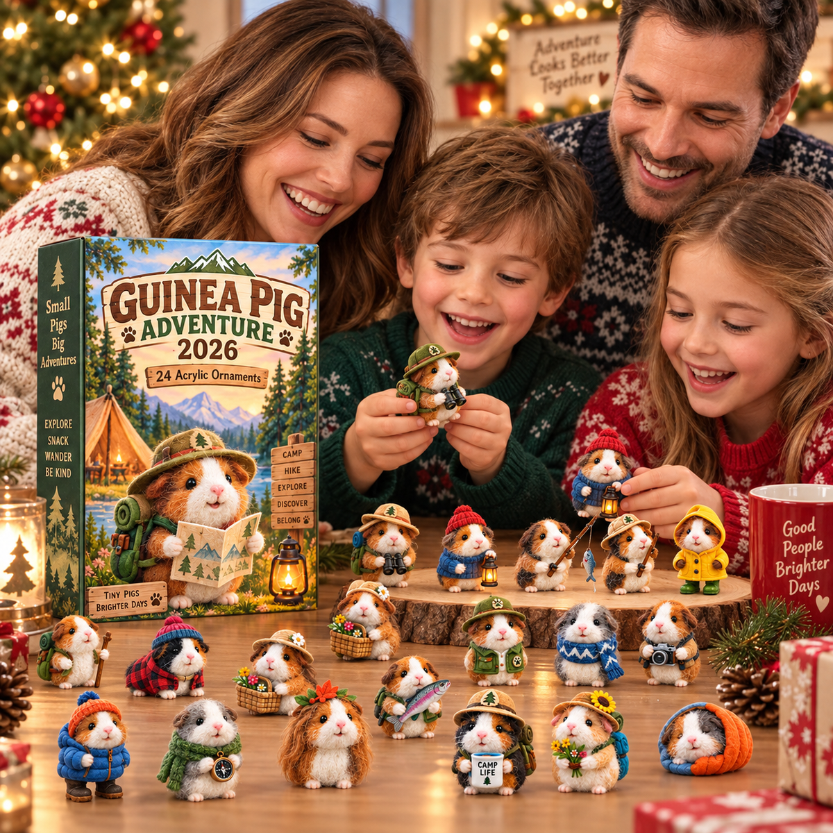 🐹🌲 24 Days of Tiny Adventures – Guinea Pig Christmas Collector Countdown 2026