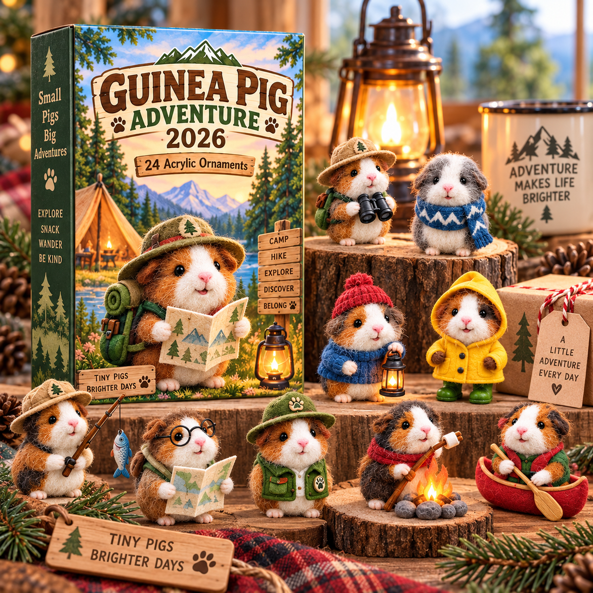 🐹🌲 24 Days of Tiny Adventures – Guinea Pig Christmas Collector Countdown 2026