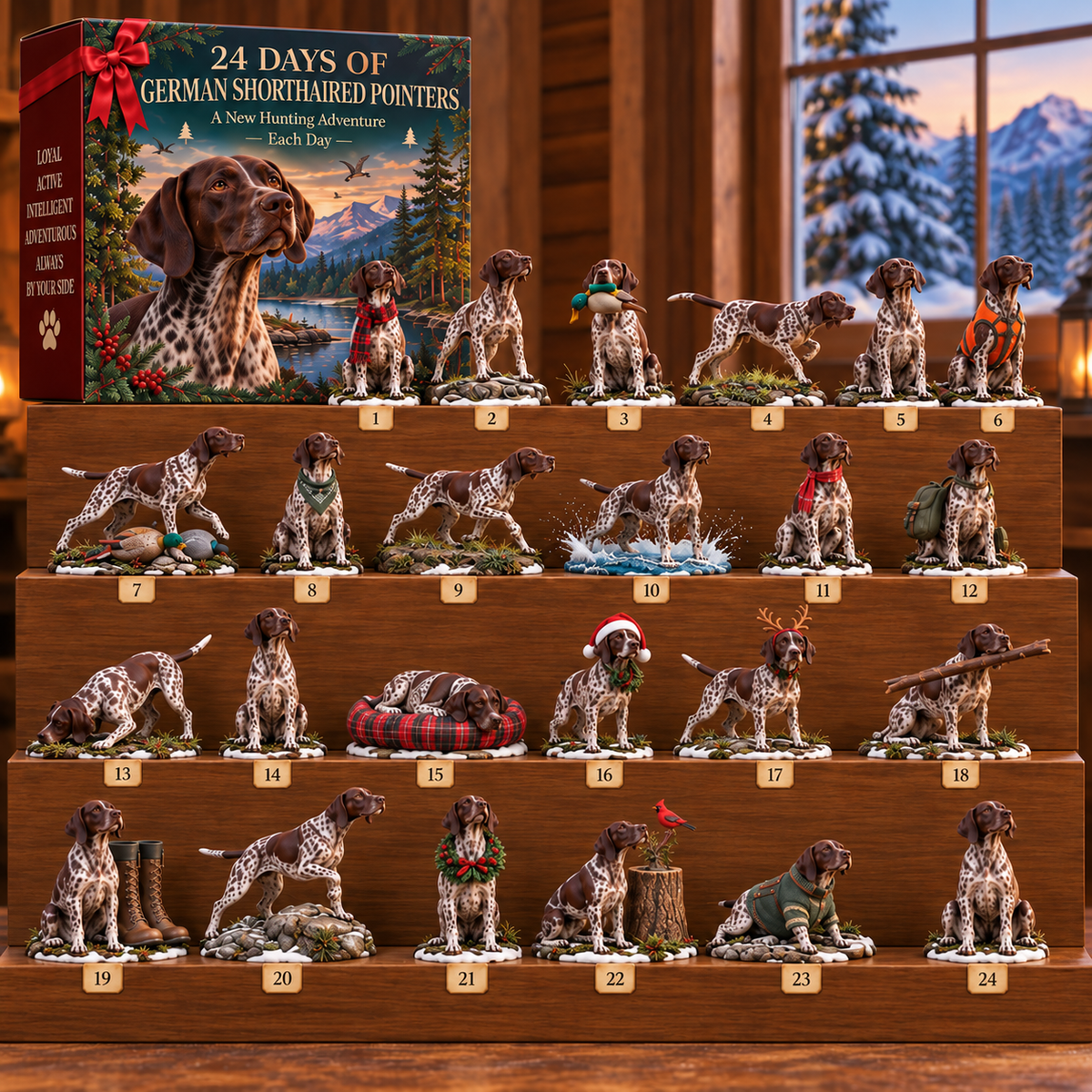 24 Days of German Shepherds — A Christmas of Loyalty & Love 🐾🎄