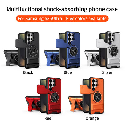 Military-Grade Rotating Ring Case for Samsung Galaxy