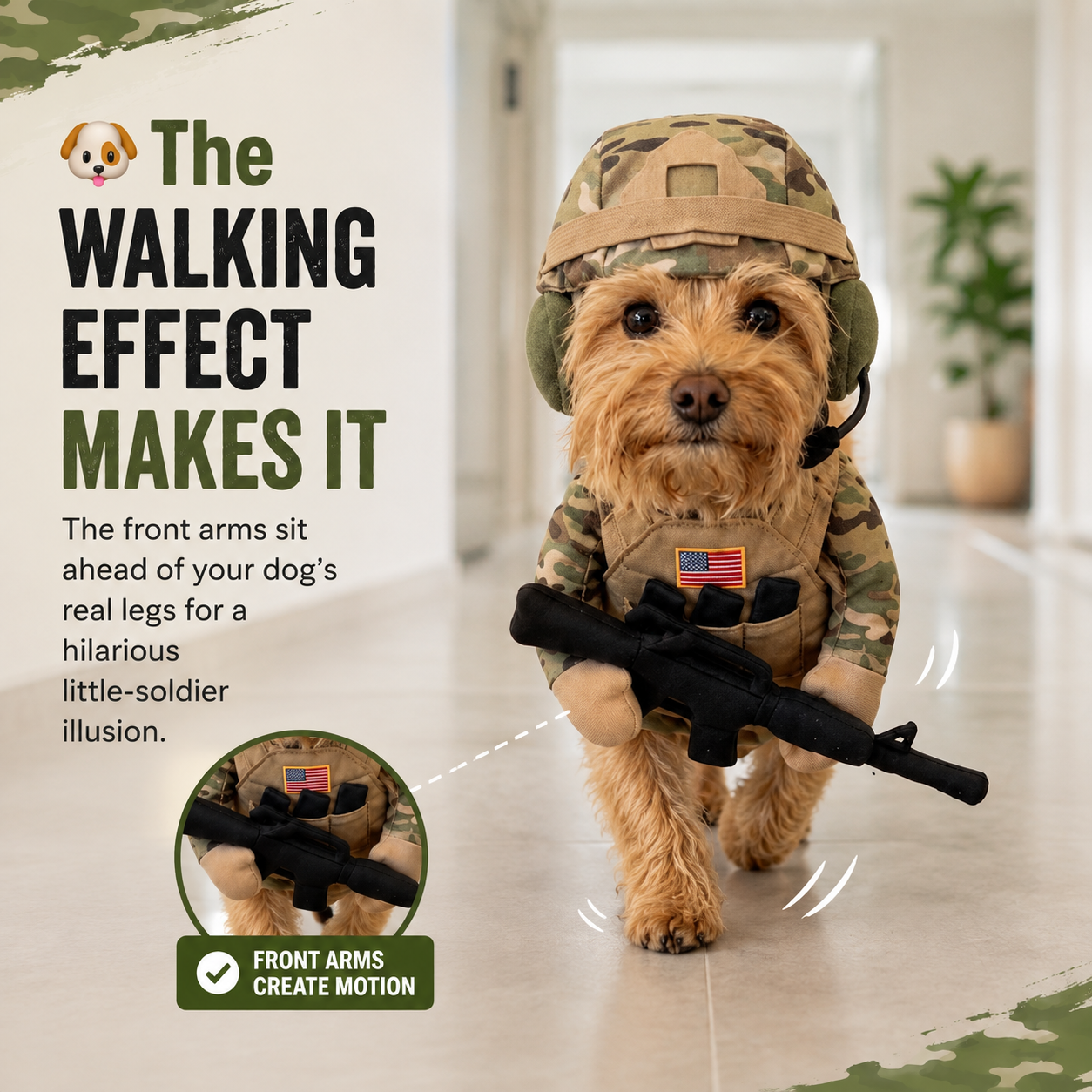 🔥 Limited-Time 50% OFF✨Pet Tactical Soldier Uniform