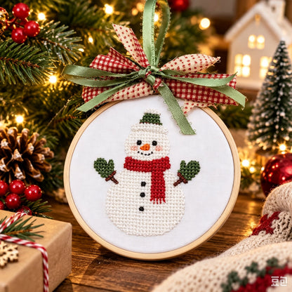 🎁LAST DAY 49% OFF-🎄Complete Christmas Embroidery Ornament DIY Kit