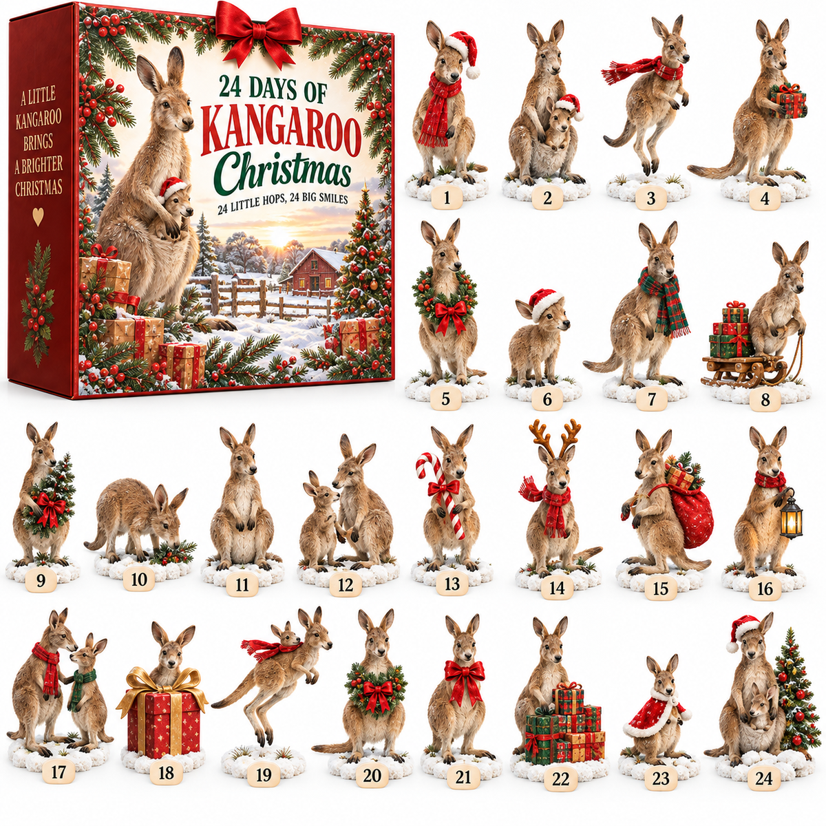 24 Days of Kangaroo Christmas – A Little Joey Surprise Each Day 🦘🎄