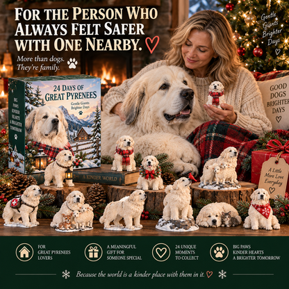 24 Days of Great Pyrenees — Big Paws, Gentle Hearts & 24 Moments to Treasure 🤍🐾