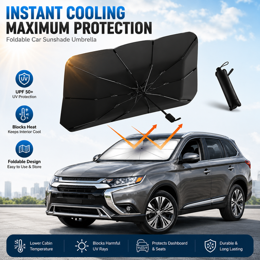 ✨️Last Day 49% OFF☀️🚗2026 Upgraded Car Windshield Sun Shade Umbrella
