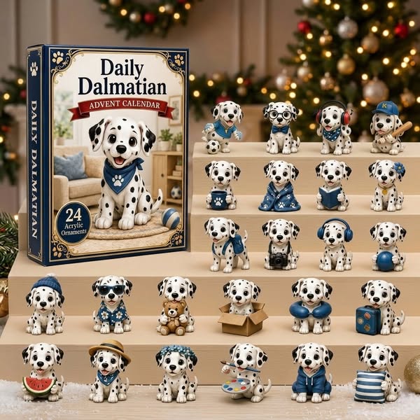 🐾 24 Days of Christmas Dalmatian Magic Starts Here 🎄