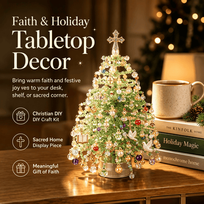 🔥HOT SALE 49% OFF🎄✨DIY Beaded Christmas Tree Kit – 🎅Create Your Own Sparkling Holiday Decoration
