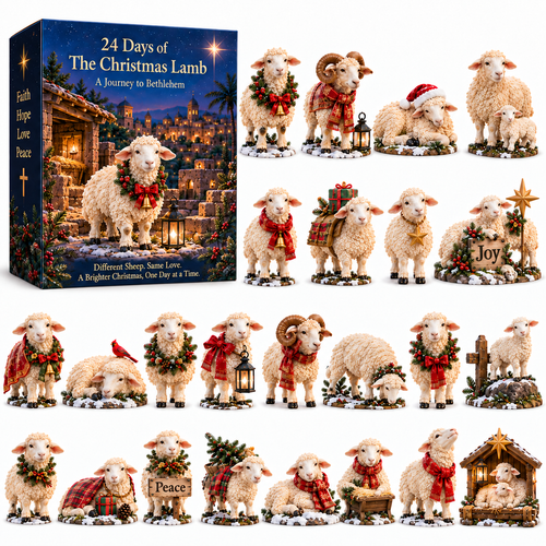 🐑 24 Days of the Christmas Lamb — A Journey of Faith, Hope & Love