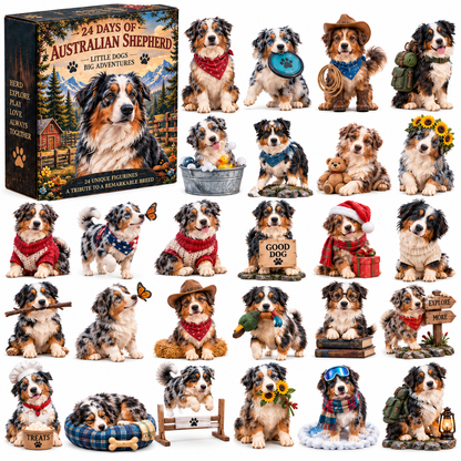🐾 24 Days of Australian Shepherds — 24 Little Aussies, 24 Big Personalities