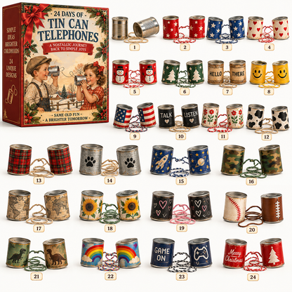 24 Days of Tin Can Telephones — A Christmas Countdown Back to Simple Joys