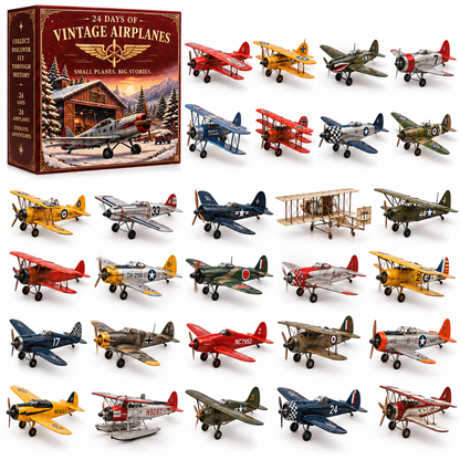 24 Days of Vintage Airplanes — A Journey Through Aviation History ✈️