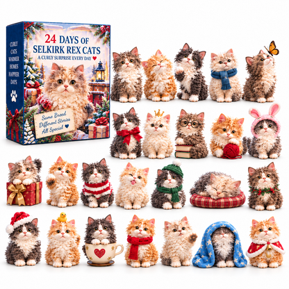24 Days of Curly Chaos – Selkirk Rex Collectible Countdown Meet 24 Different Little Personalities, One Curl at a Time.