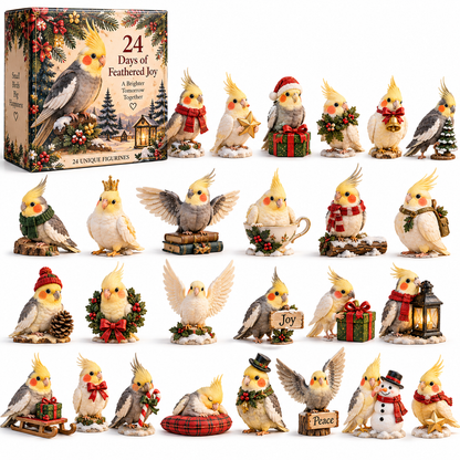 🐦 24 Days of Cockatiel Joy — 24 Little Personalities to Discover