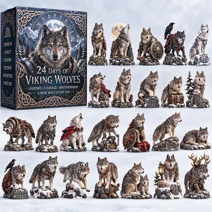 🐺 24 Days of Viking Wolves — 24 Legends of Strength, Loyalty & Brotherhood