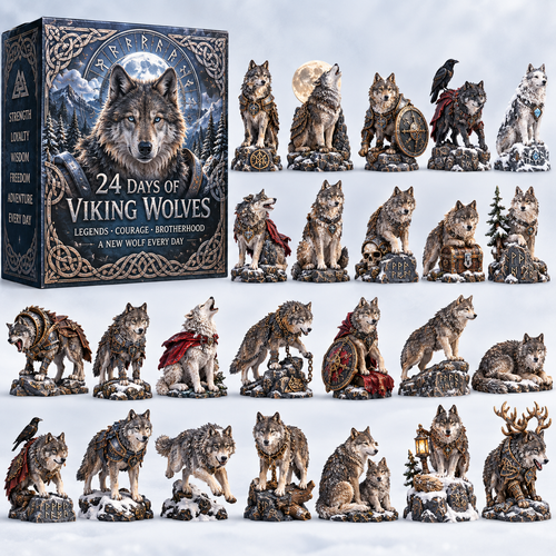 🐺 24 Days of Viking Wolves — 24 Legends of Strength, Loyalty & Brotherhood