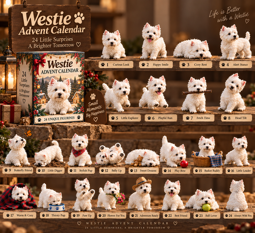 🐾 24 Days of Westies — 24 Little Personalities, One Big Love