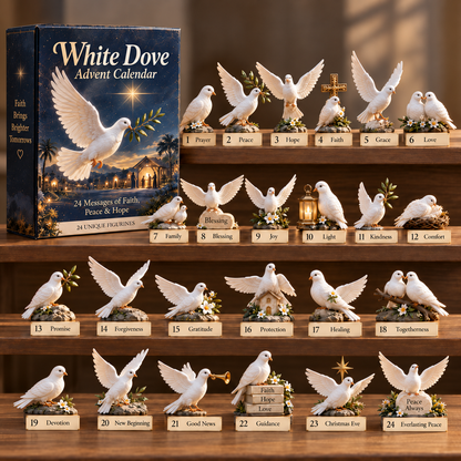 ✝️ 24 Days of White Doves — A Journey of Faith, Peace & Hope