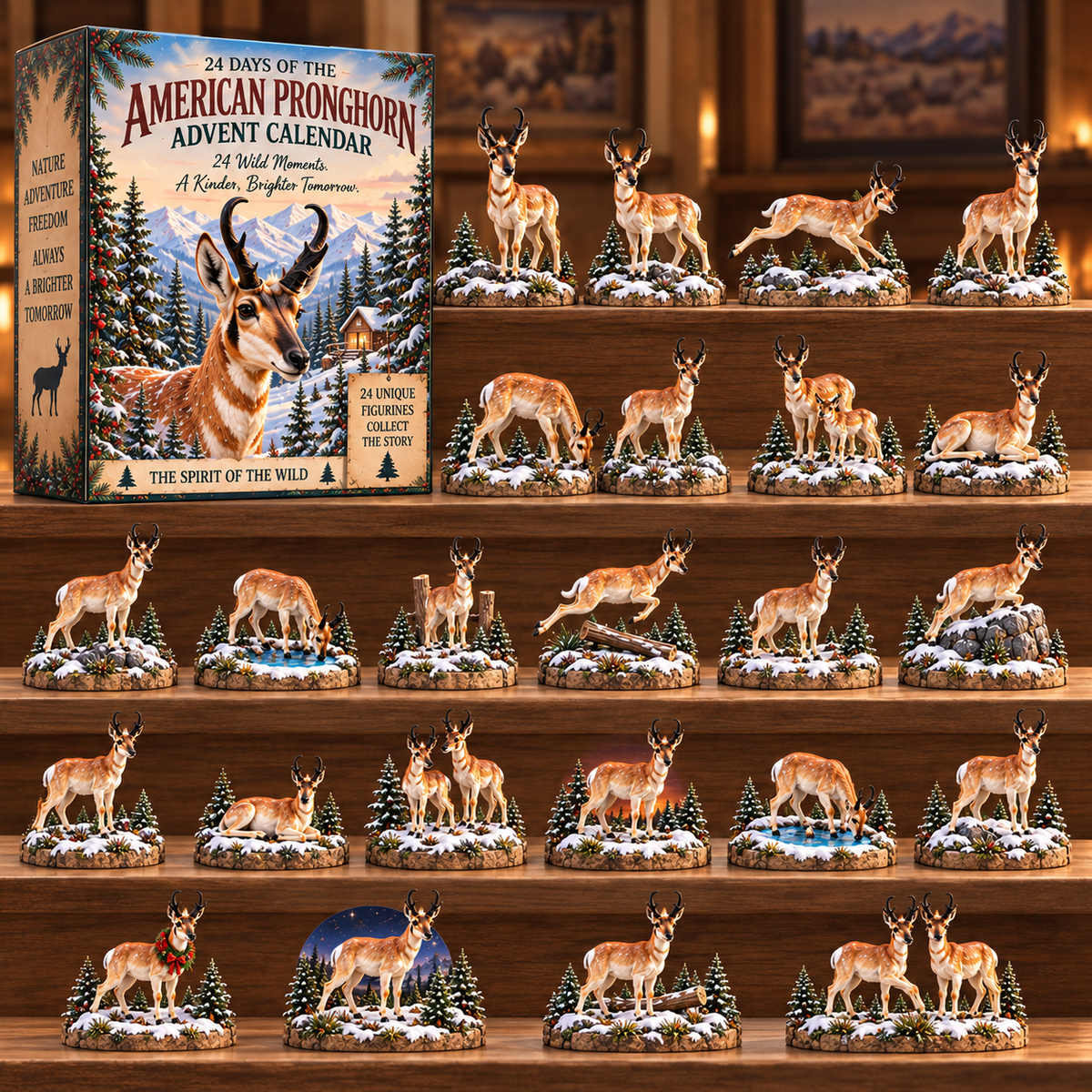 🏔️ 24 Days of the American Pronghorn — A Wild West Collection, One Moment at a Time