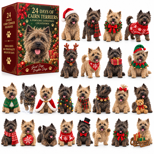 🐾 24 Days of Cairn Terrier Joy — 24 Little Personalities to Discover