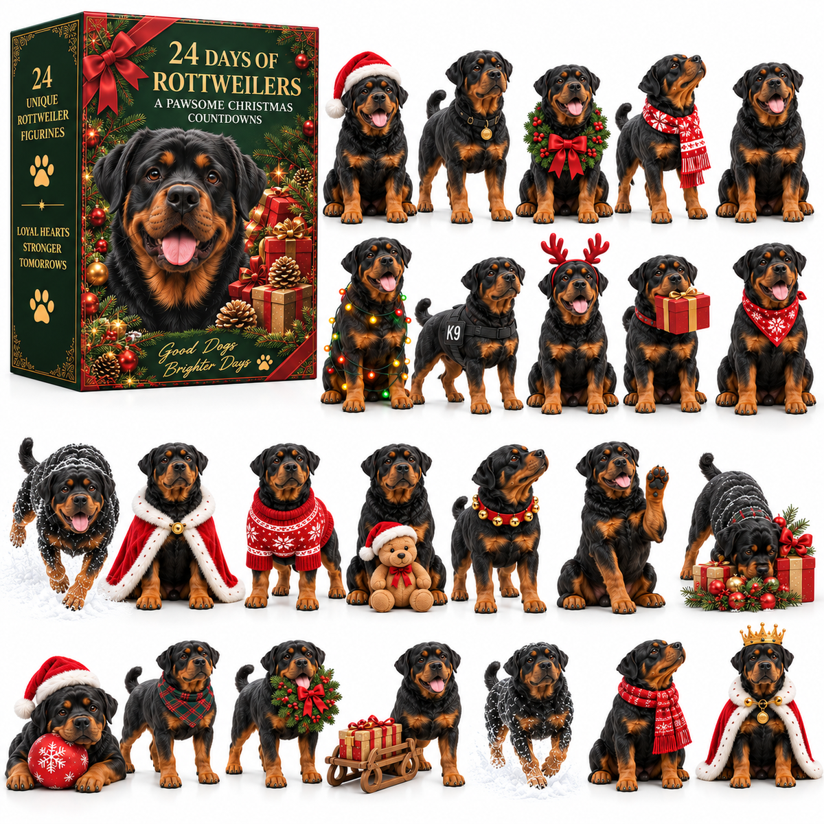 24 Days of Rottweilers – 24 Loyal Hearts, 24 Christmas Surprises