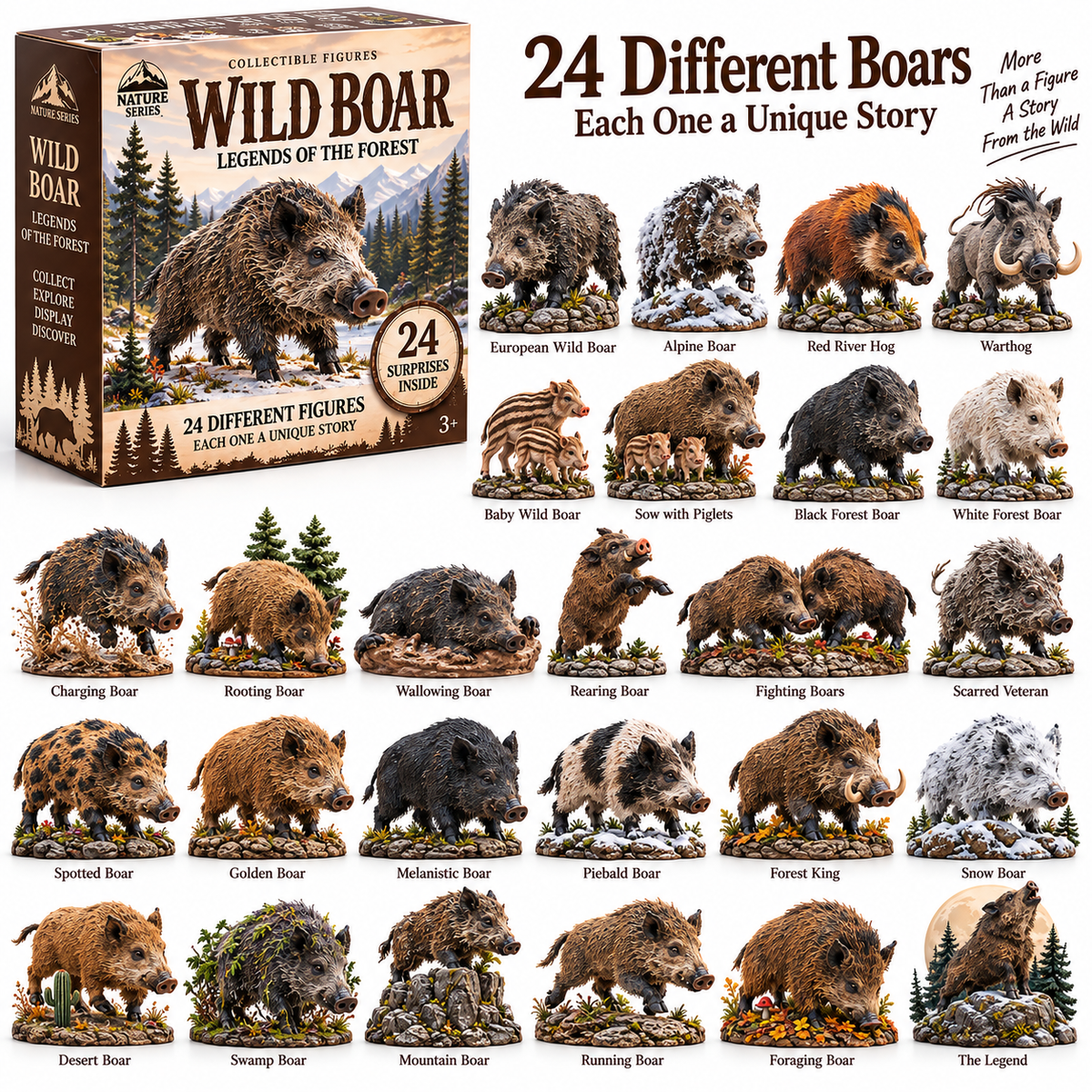 🐗 24 Days of Wild Boar – Legends of the Forest