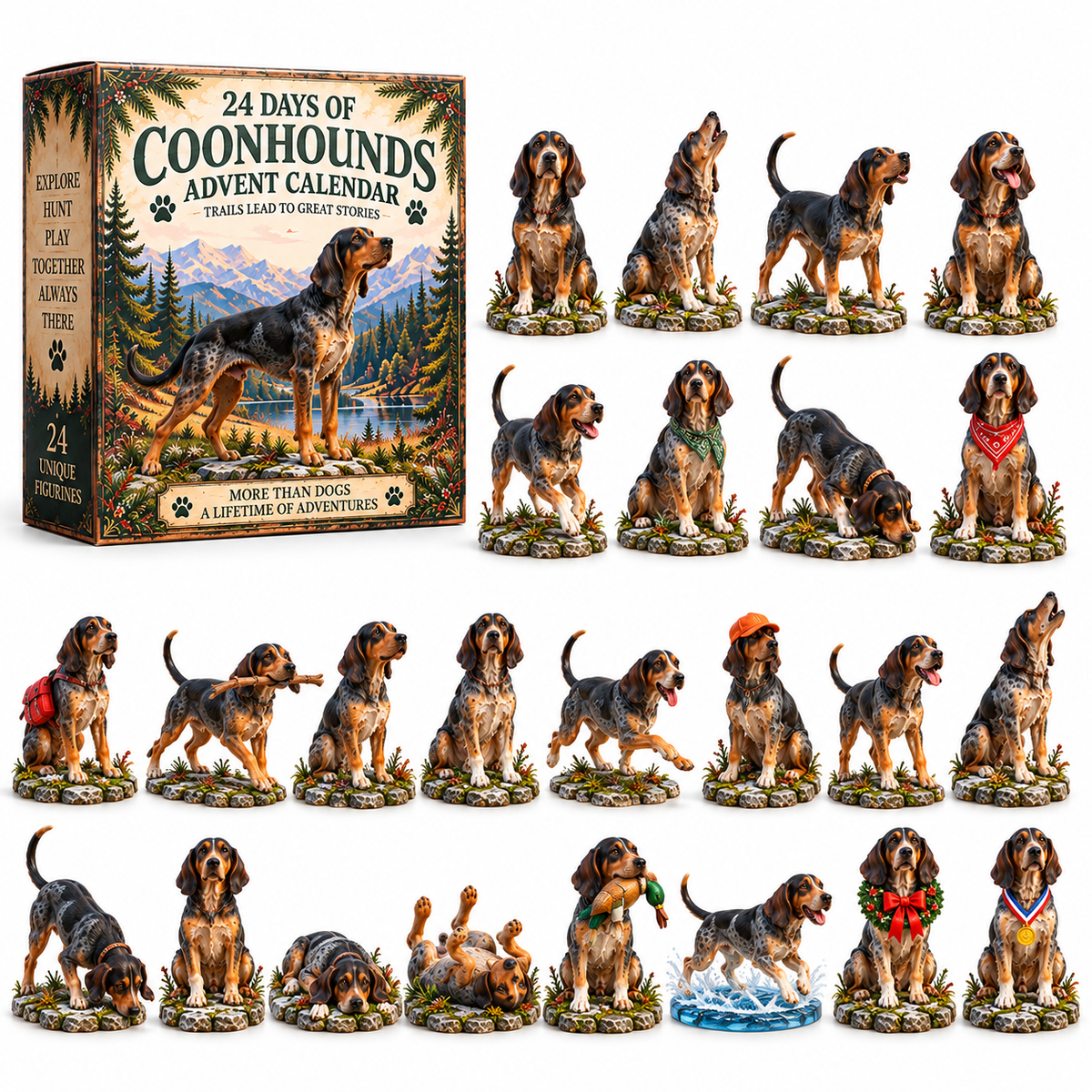 24 Days of Coonhounds — A Christmas Countdown of Trails, Loyalty & Adventure