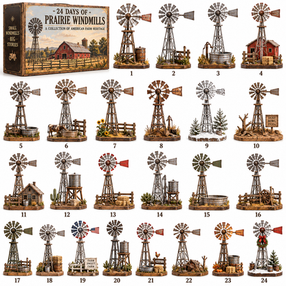 🌾 24 Days. 24 Windmills. A Little Piece of the American Prairie.