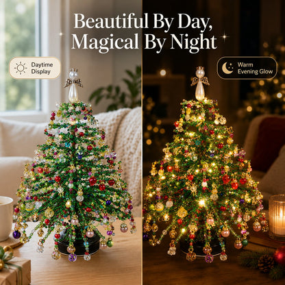 🔥HOT SALE 49% OFF🎄✨DIY Beaded Christmas Tree Kit – 🎅Create Your Own Sparkling Holiday Decoration