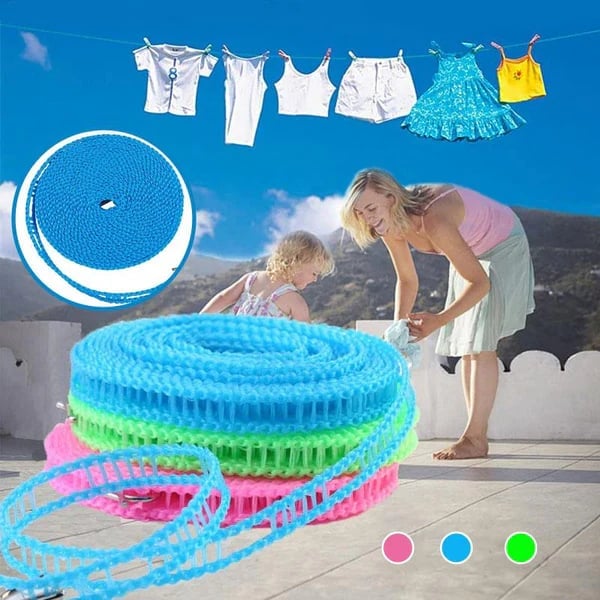 🔥 Limited-Time Deal: Adjustable Windproof Clothesline for Indoor & Outdoor Use
