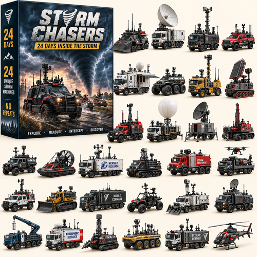 🌪️ 24-Day Storm Chaser Vehicle Advent Calendar