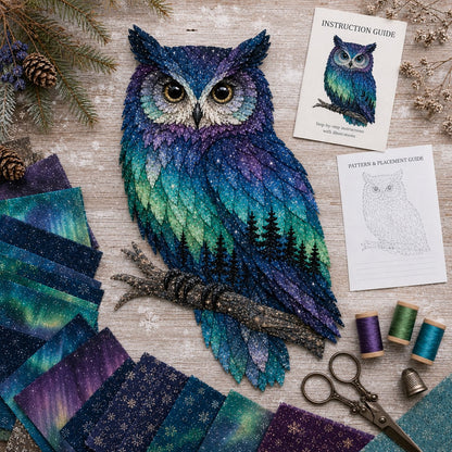 Northern Lights Wildlife DIY Patchwork Kit