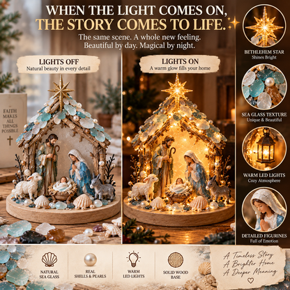 The Christmas Story, Made by You — 3D Lighted Nativity DIY Keepsake ✝️✨
