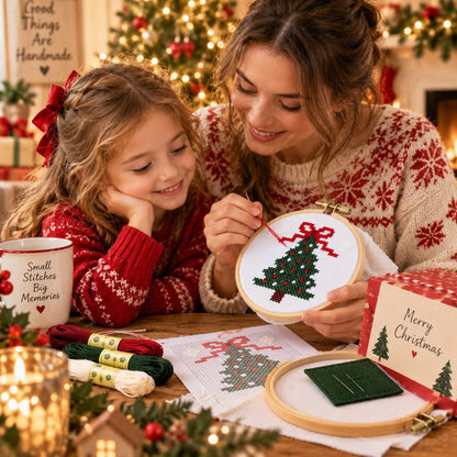 🎁LAST DAY 49% OFF-🎄Complete Christmas Embroidery Ornament DIY Kit