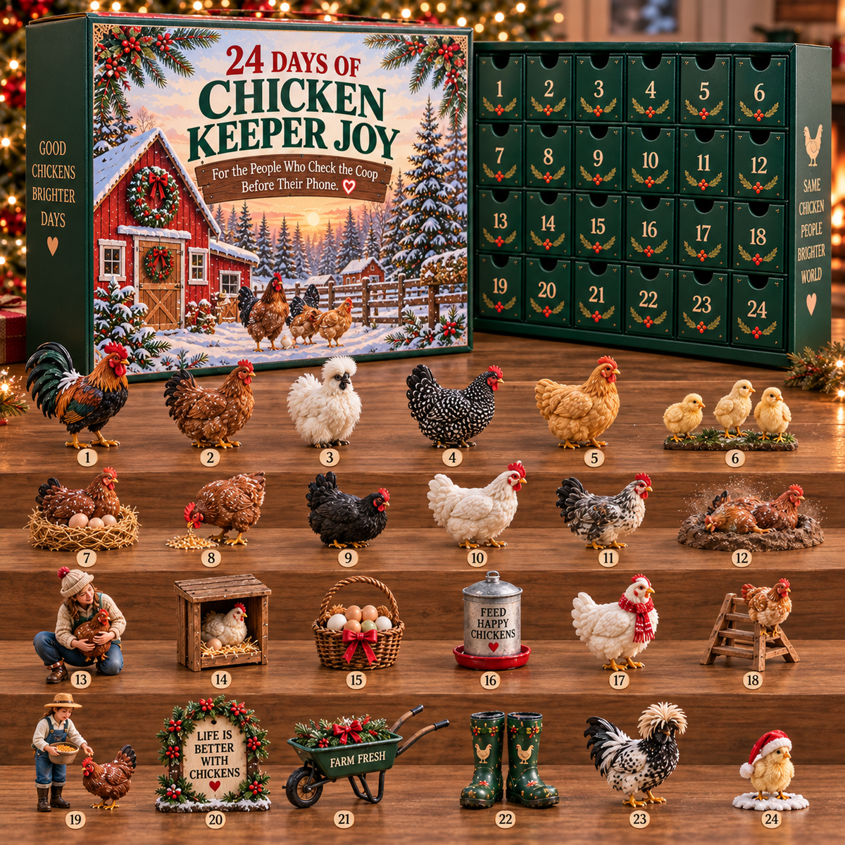 🐓 24 Days of Chicken Keeper Joy — 24 Little Moments From Life Around the Coop