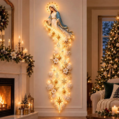 🔥🎁✨ Christmas Blessing Cloud Trail Wall Light Collection – Jesus, Mary & 6 Signature Designs
